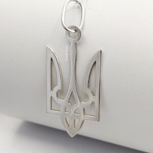 Срібний кулон тризуб Ukr-gold патріотичні прикраси