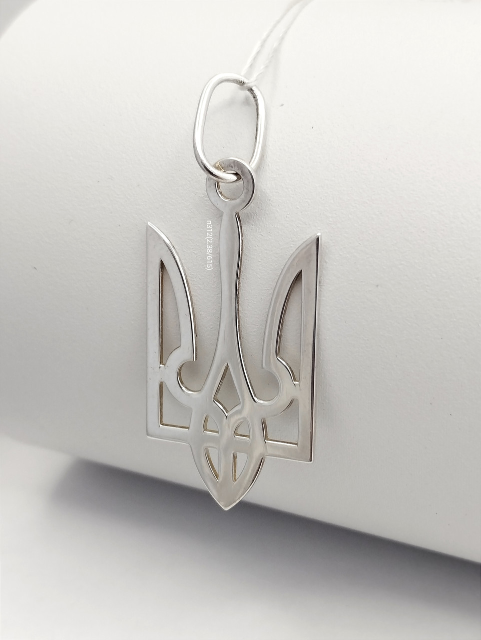 Срібний кулон тризуб Ukr-gold патріотичні прикраси