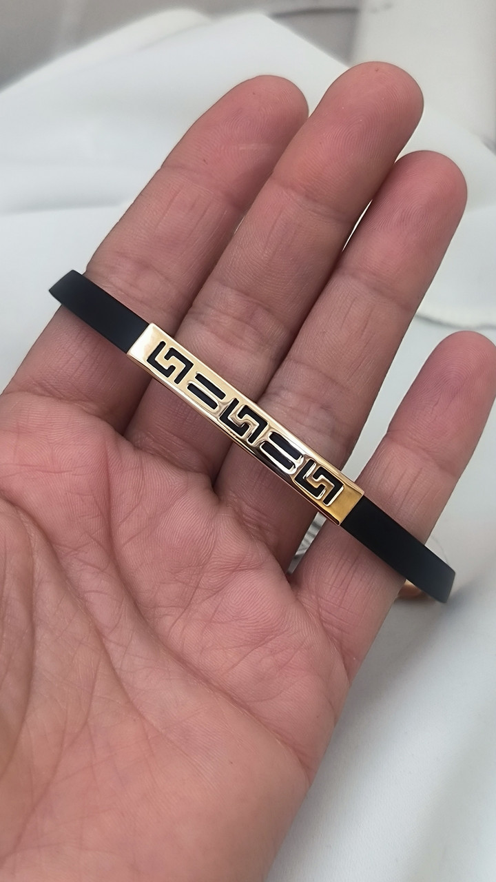 Каучуковий браслет із золота 585 проби - Зображення 3