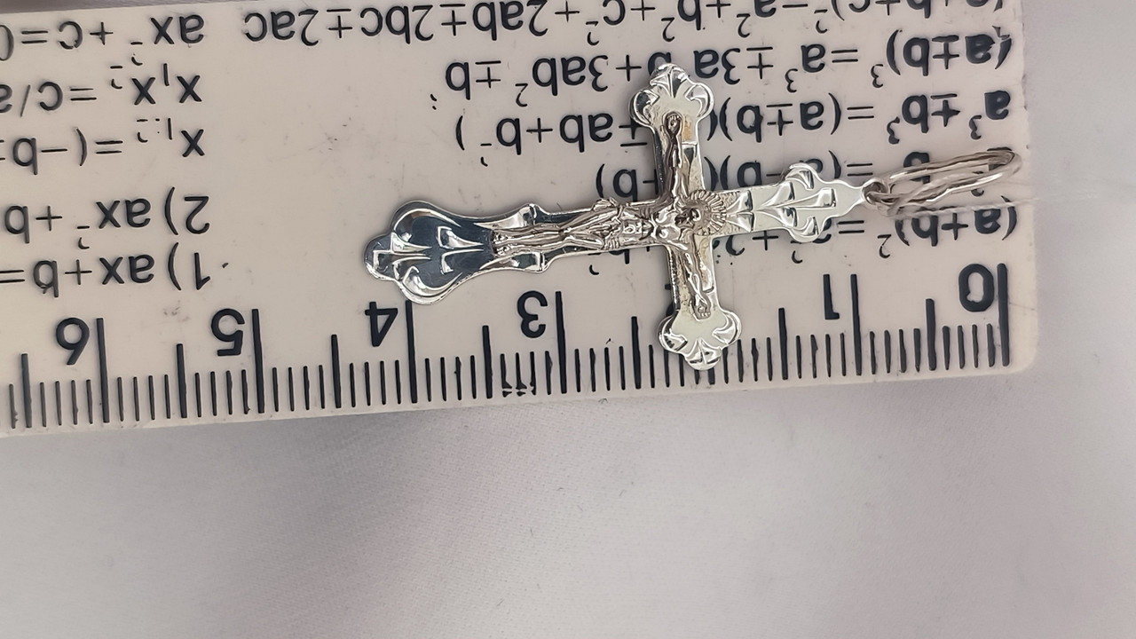 Срібний хрест 925 проби Ukr-Gold - Зображення 3