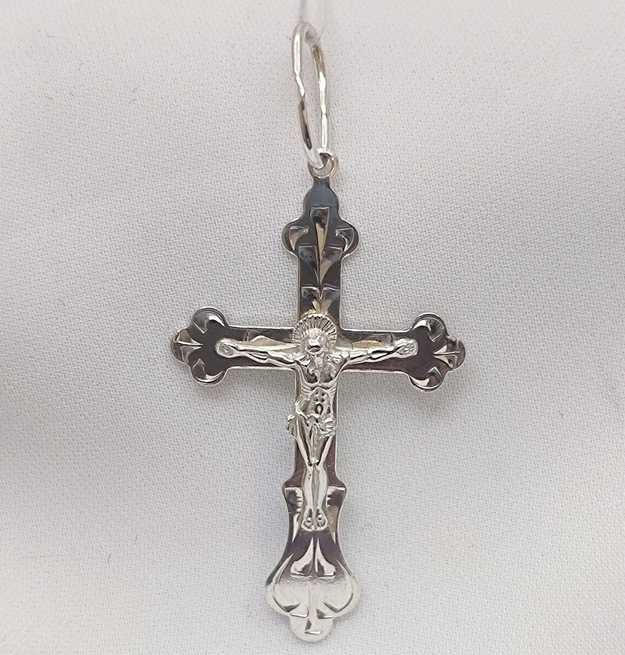 Срібний хрест 925 проби Ukr-Gold