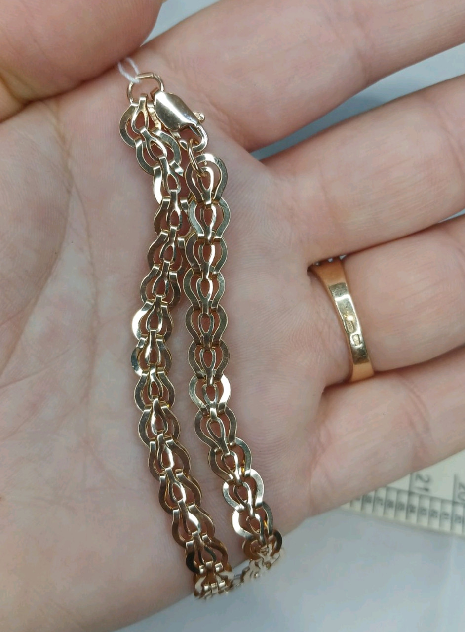 Золотий браслет 585 проби Ukr-Gold - Зображення 3