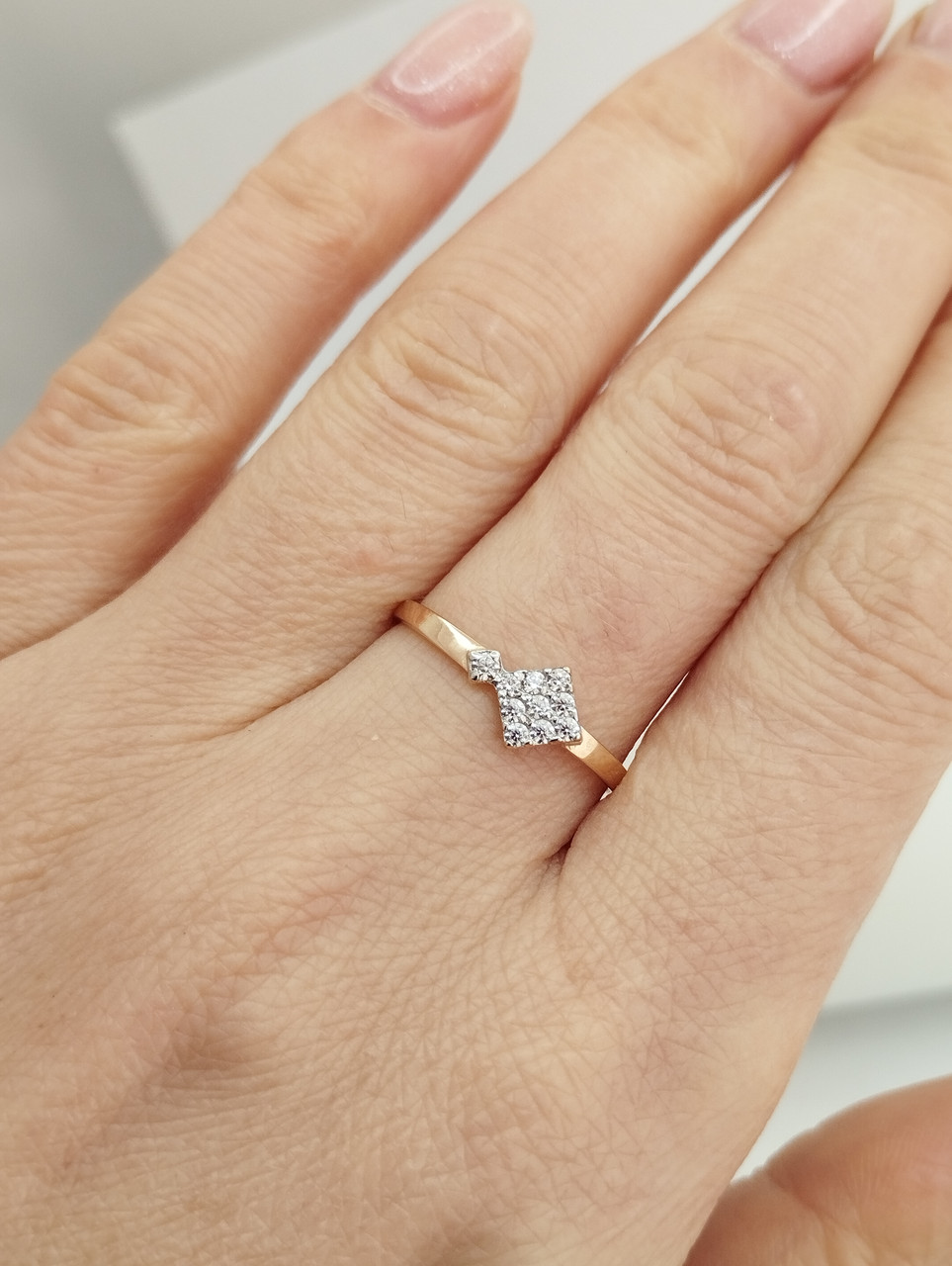 Золота каблучка 585 проби Ukr-Gold - Зображення 3