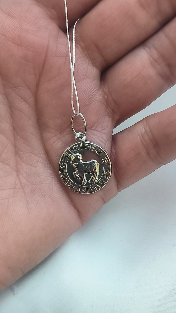 Срібний кулон Овен 925 проби Ukr-Gold - Зображення 2