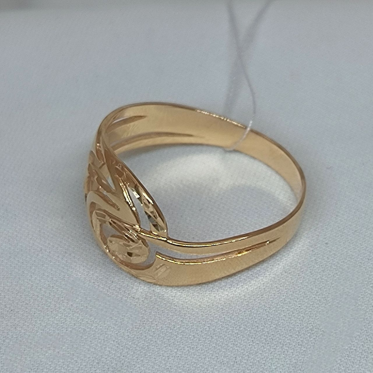 Золота жіноча каблучка в червоному золоті 585 проби - Зображення 3