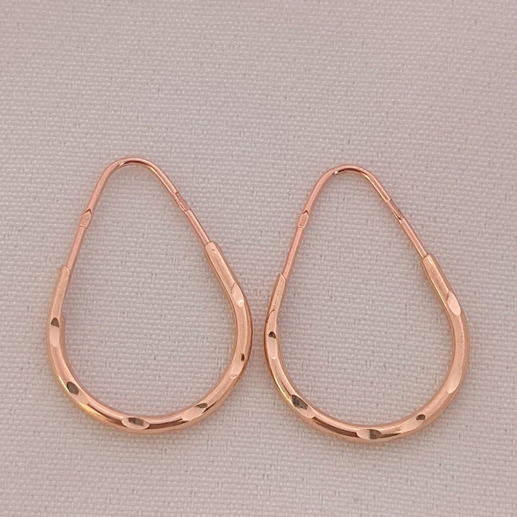 Золоті сережки 585 проби Ukr-Gold