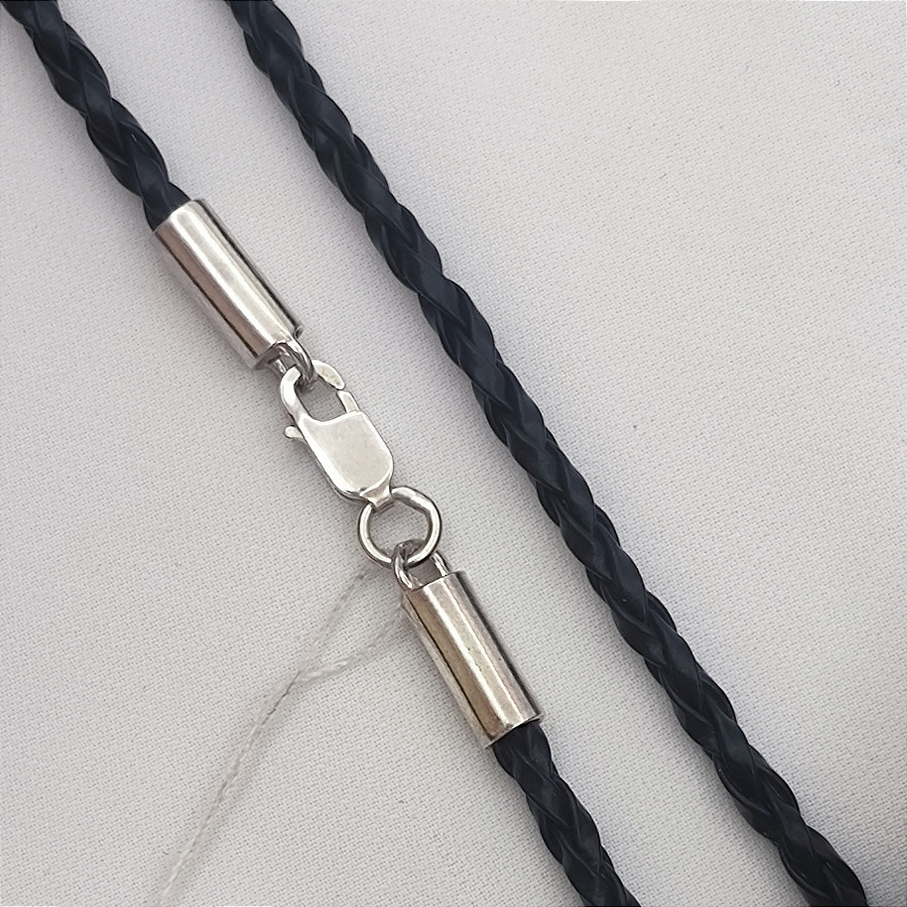 Шкіра плетена зі вставкою срібла Ukr-Gold