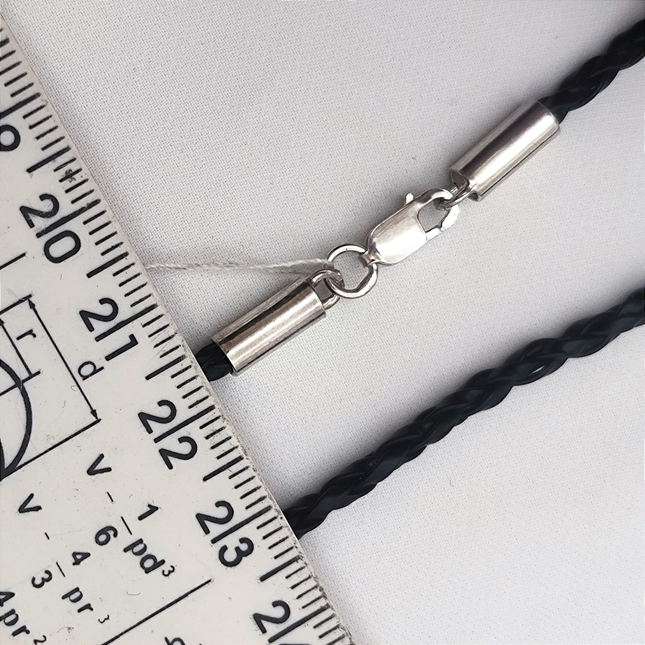 Шкіра плетена зі вставкою срібла Ukr-Gold - Зображення 3