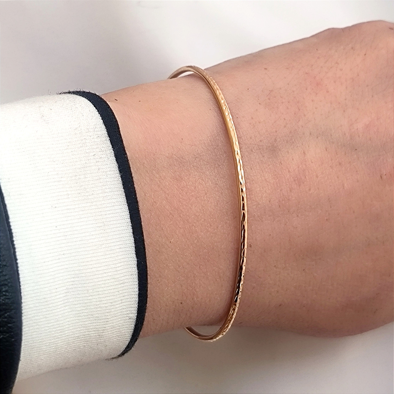 Золотий браслет кільце 585 проби Ukr-Gold - Зображення 3