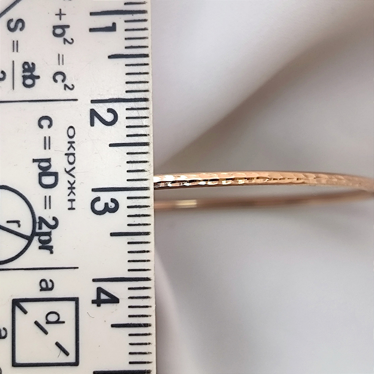 Золотий браслет кільце 585 проби Ukr-Gold - Зображення 4