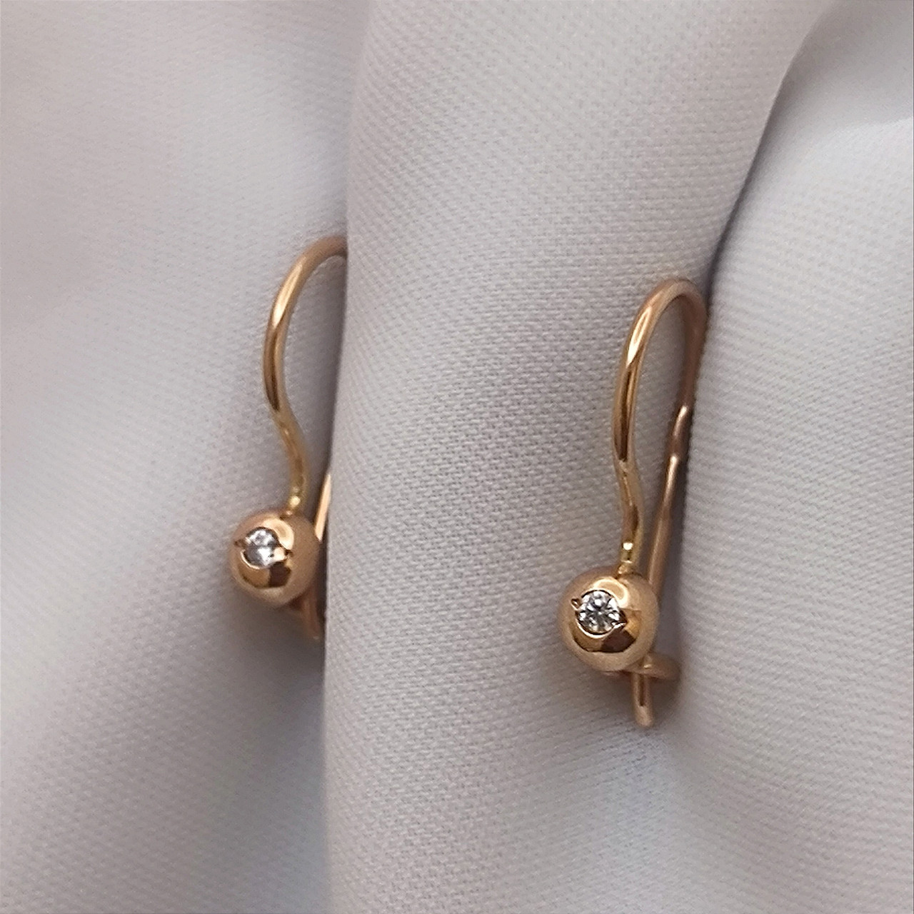 Сережки золоті 585 проби - Зображення 5