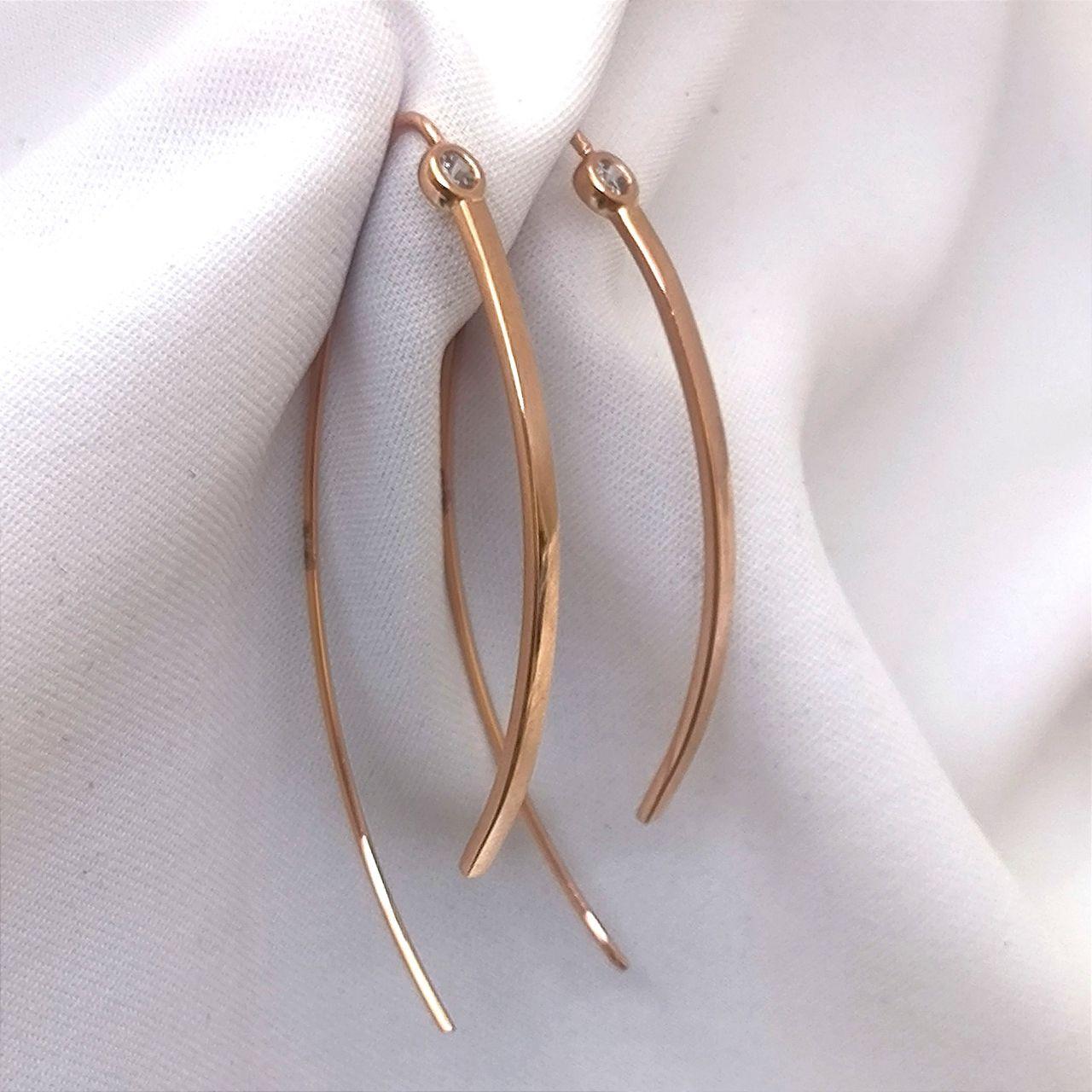 Золоті сережки 585 проби Ukr-Gold.com