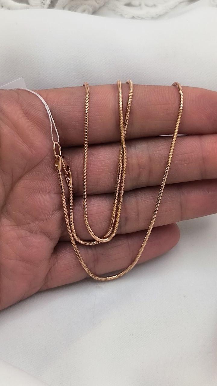 Золотий ланцюжок 585 проби з червоного золота - Зображення 5