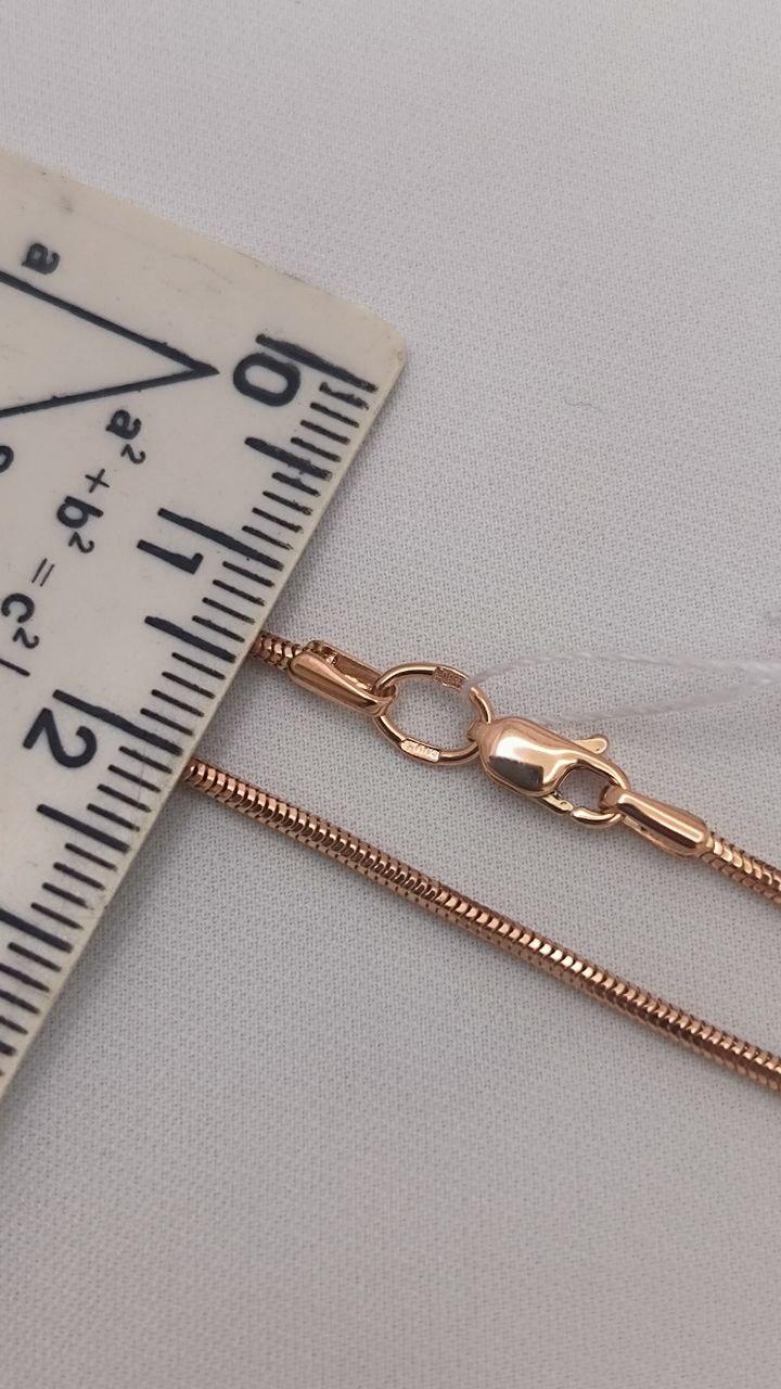 Золотий ланцюжок 585 проби з червоного золота - Зображення 6