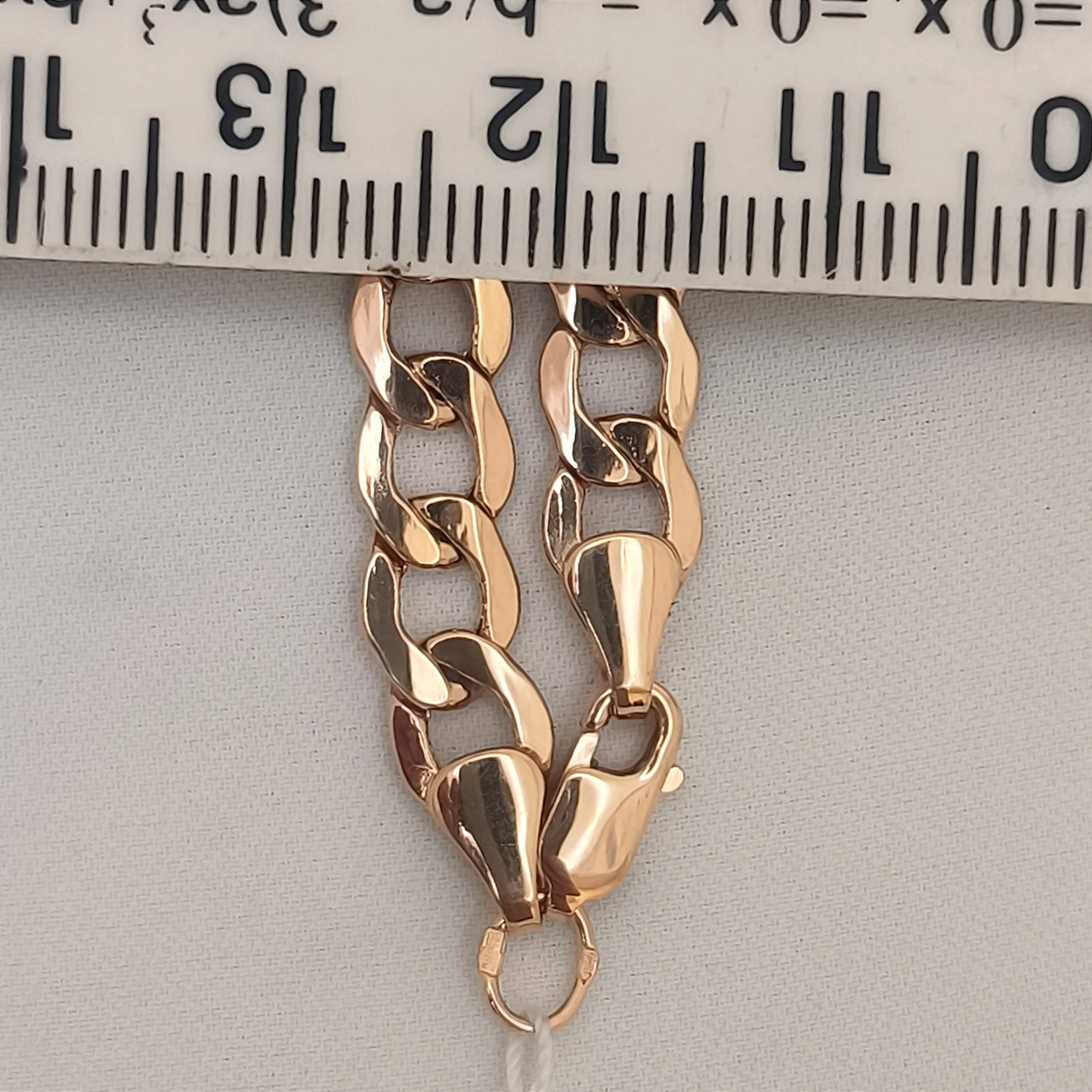 Золотий ланцюг 585 проби плетіння "Панцир" - Зображення 4