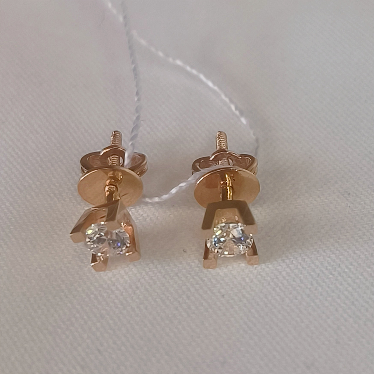 Золоті сережки пусети Ukr-gold