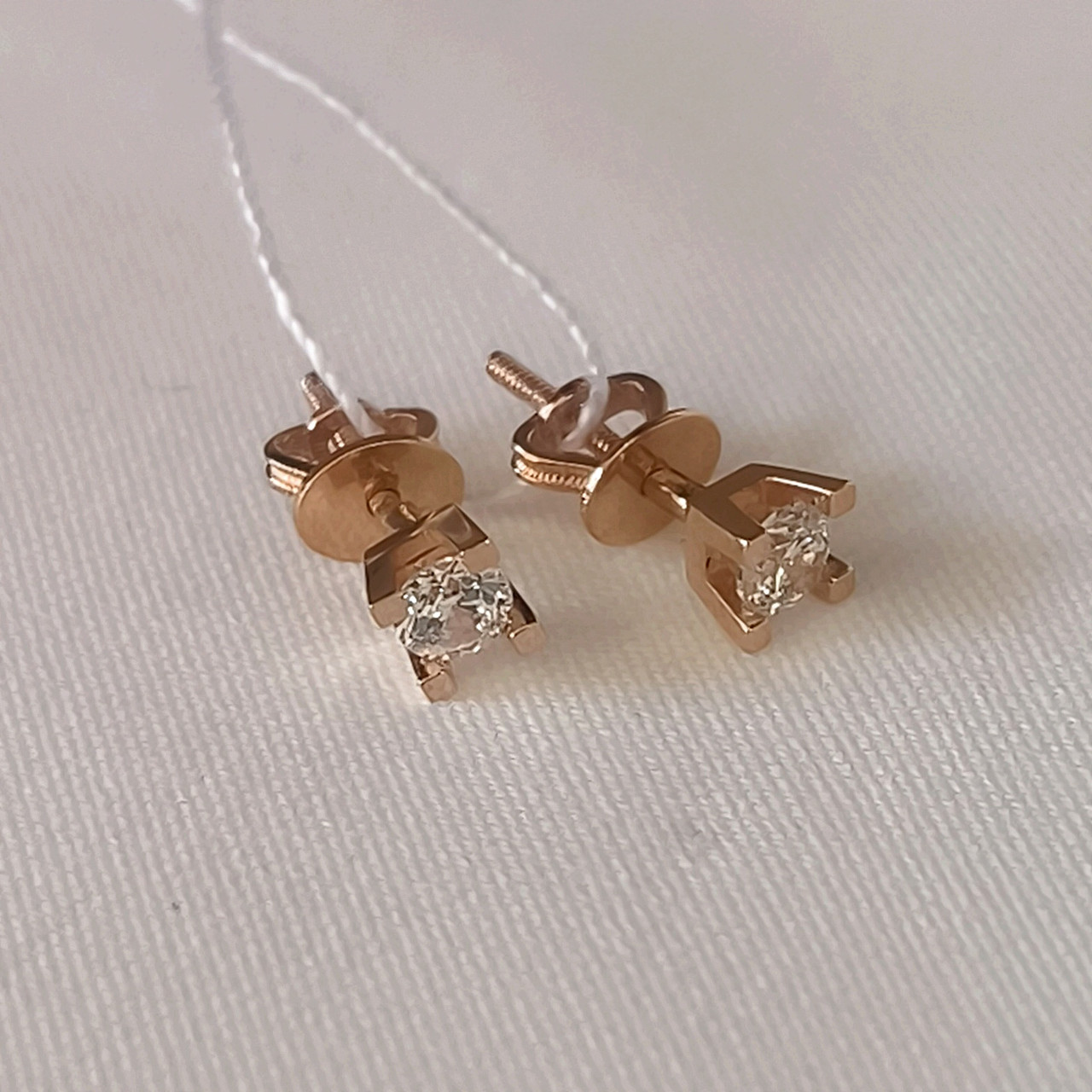 Золоті сережки пусети Ukr-gold - Зображення 5