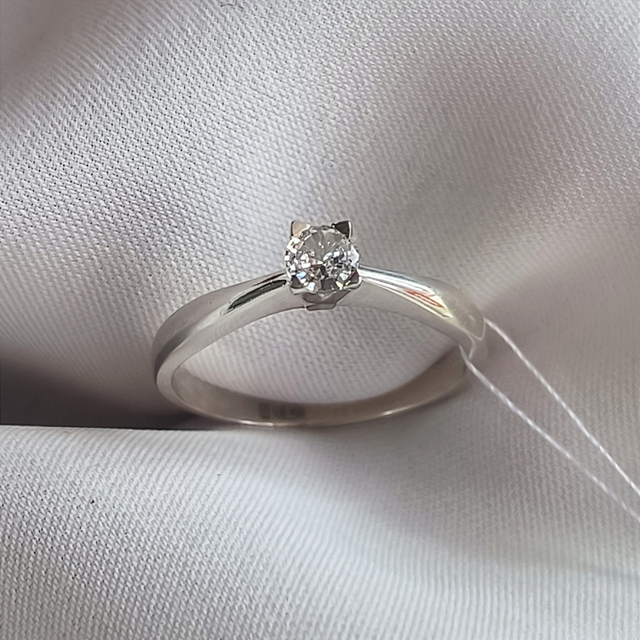 Срібне кільце з цирконієм 925 проби - Зображення 4