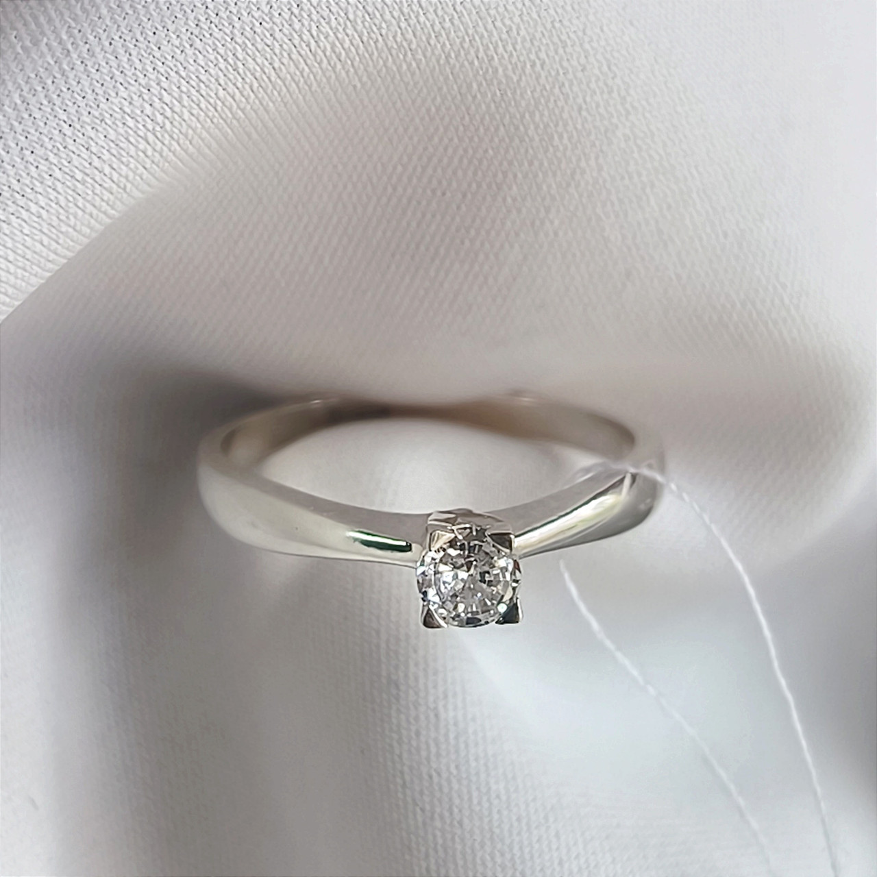 Срібне кільце з цирконієм 925 проби - Зображення 2