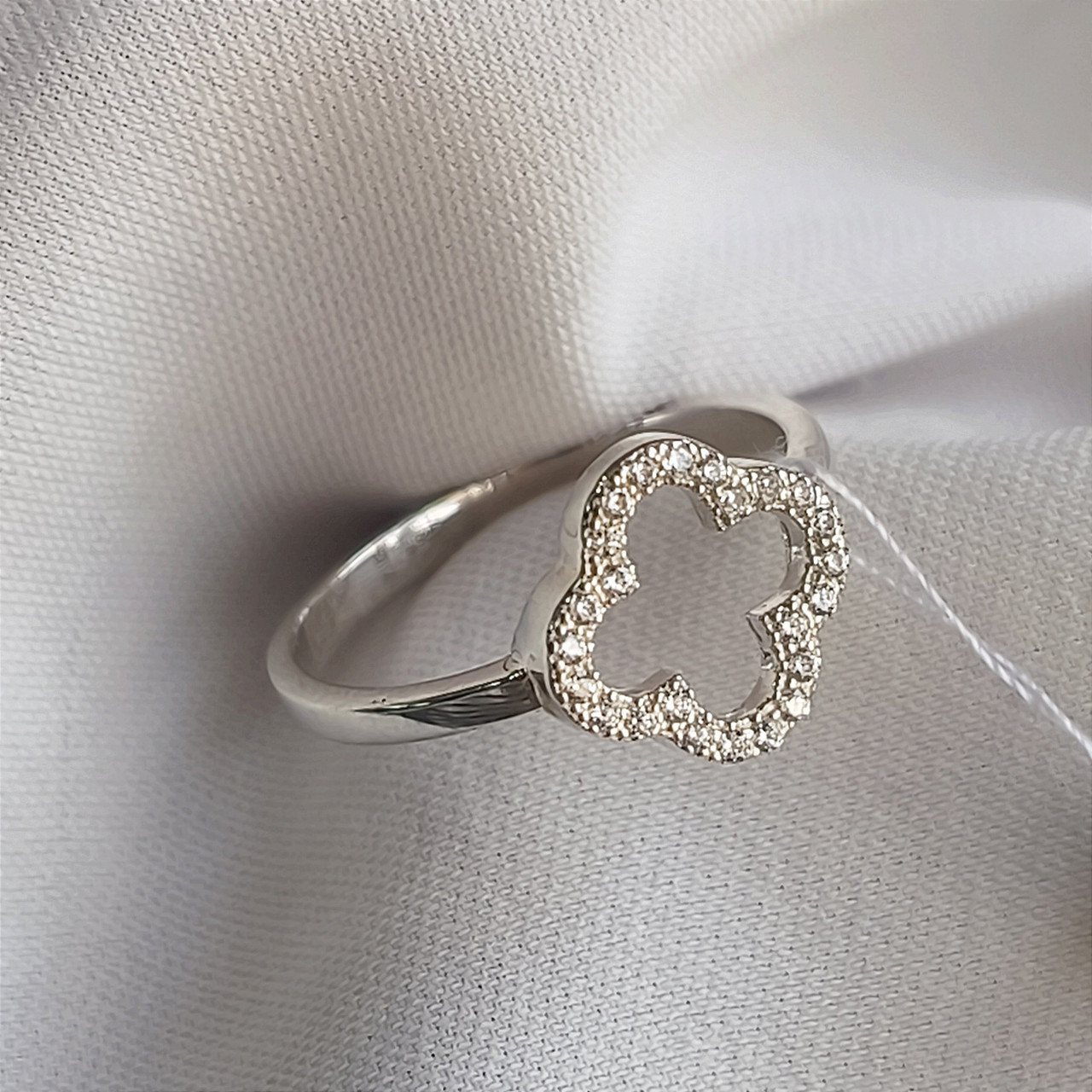 Срібне кільце з цирконієм 925 проби - Зображення 3