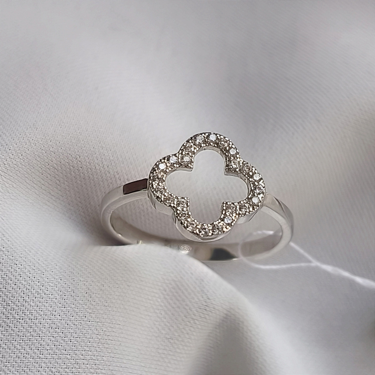 Срібне кільце з цирконієм 925 проби - Зображення 2