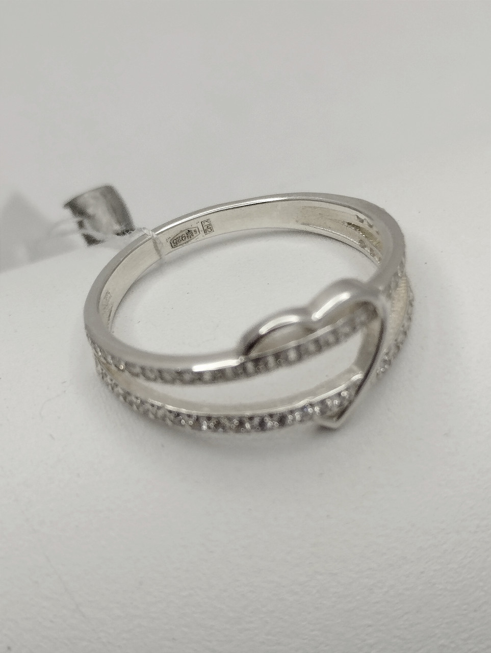 Срібне кільце з цирконієм Ukr-gold - Зображення 2