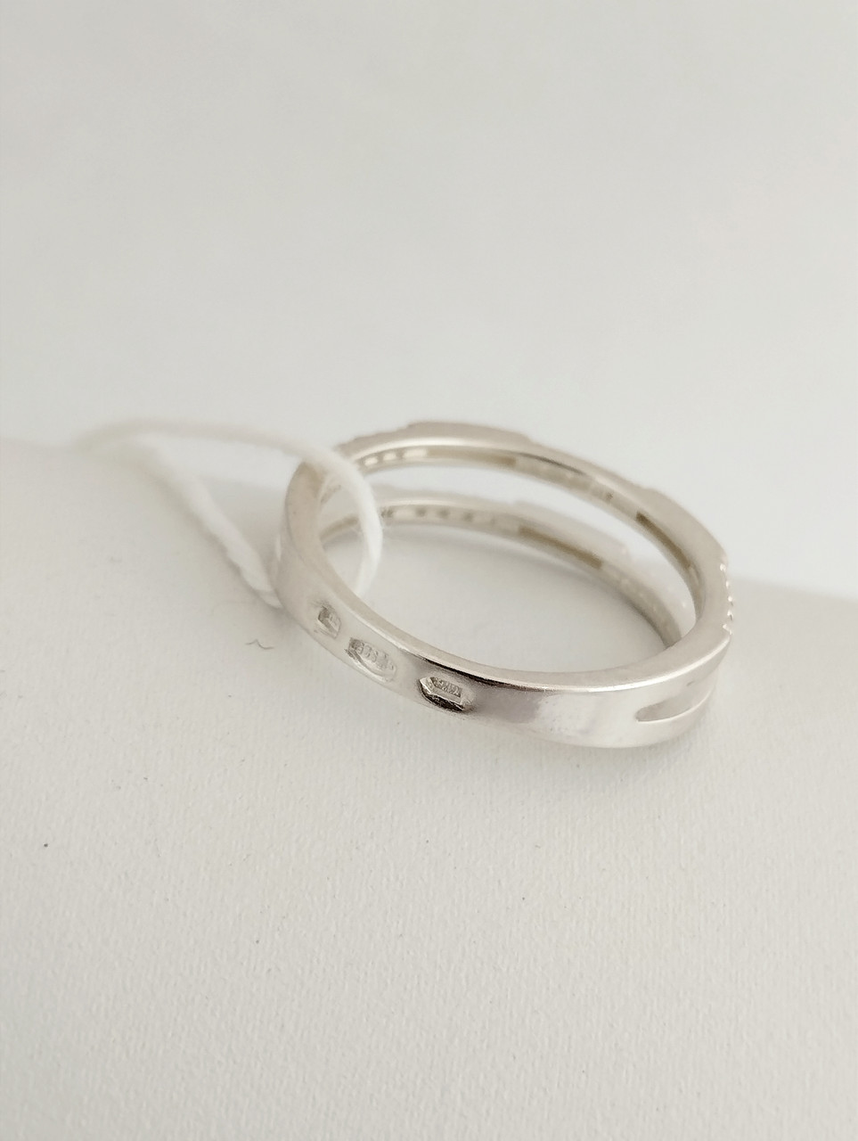 Срібне кільце із золотими пластинами Ukr-gold - Зображення 3