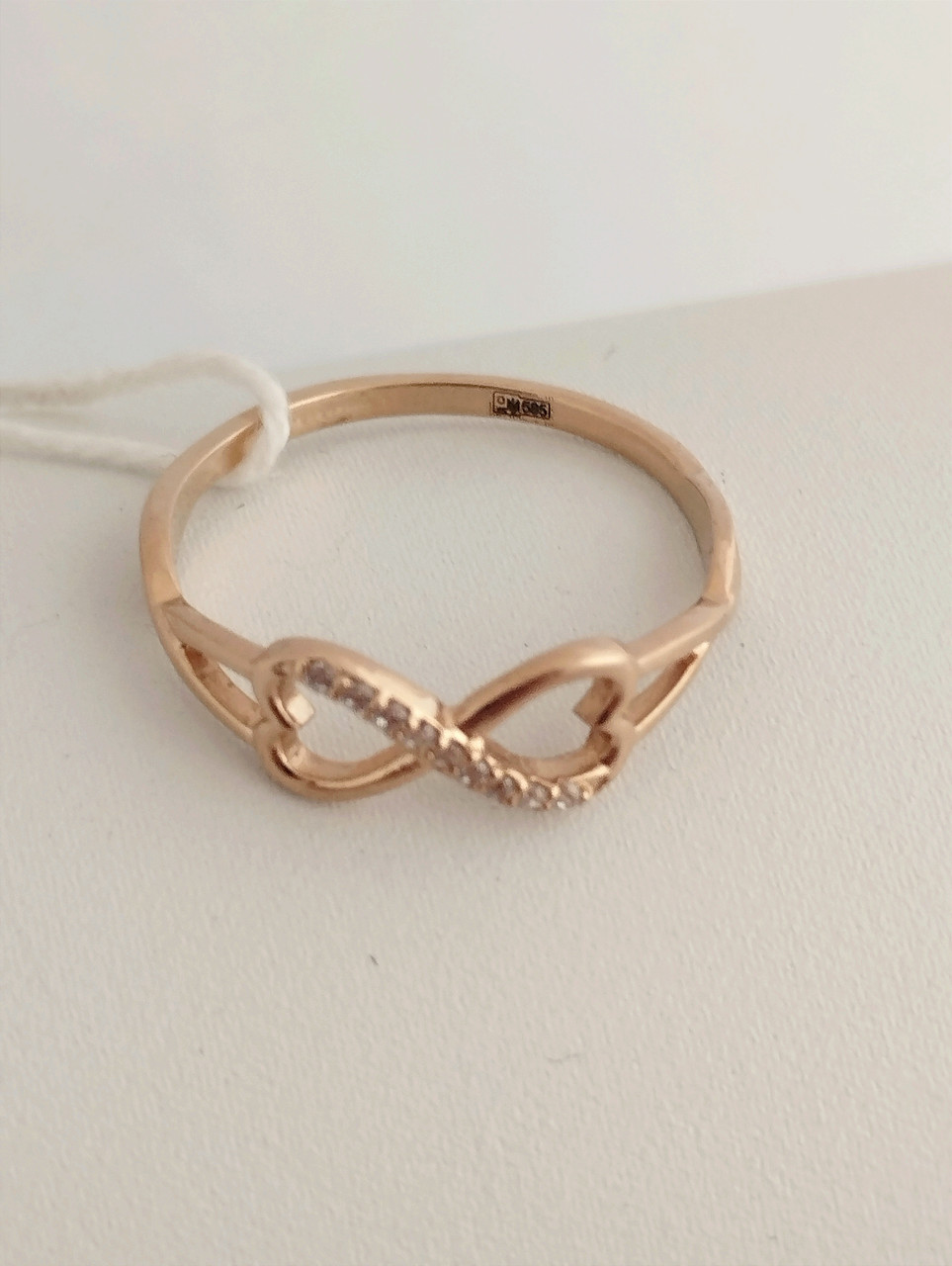 Золоте кільце нескінченність Ukr-gold - Зображення 4