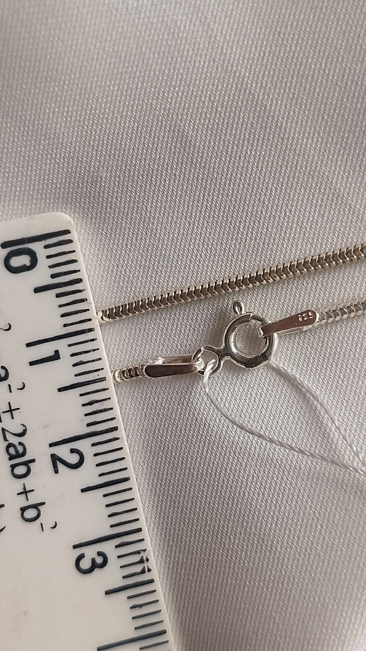 Ланцюг срібна плетіння снейк - Зображення 2