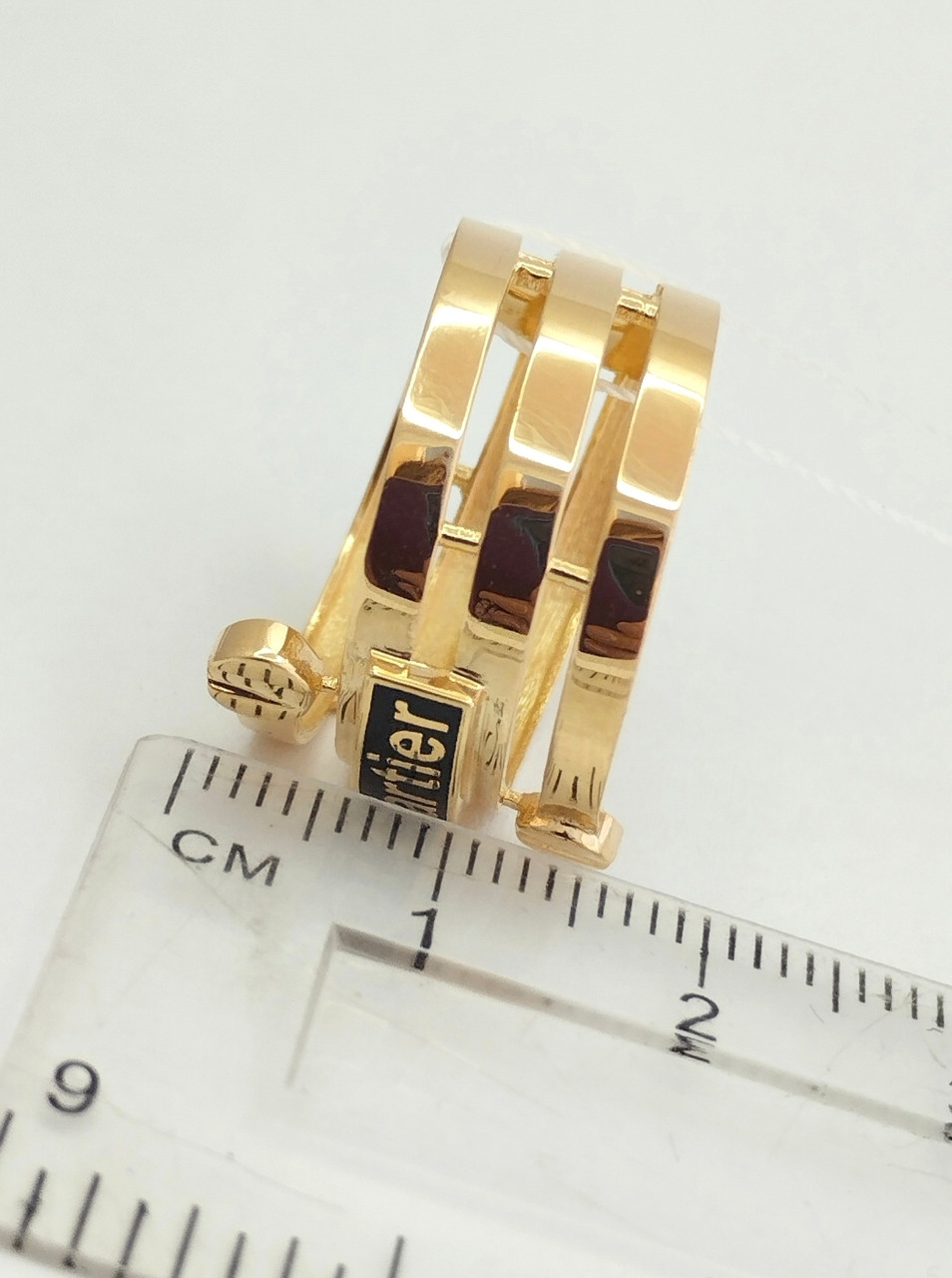 Золоте кільце з емаллю Ukr-gold - Зображення 4