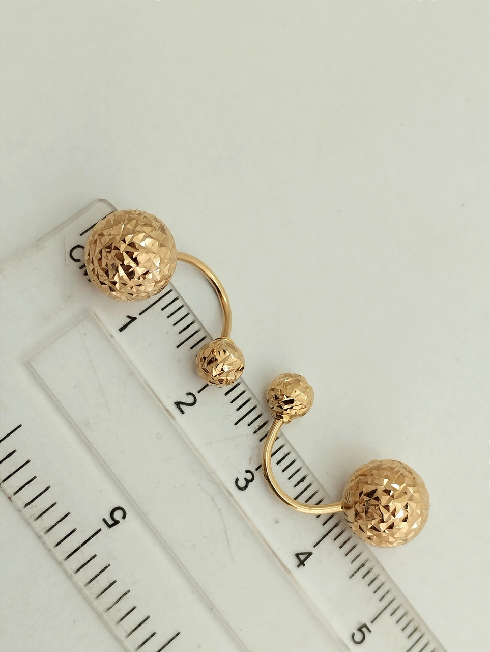 Золоті сережки матрьошки Ukr-gold - Зображення 3