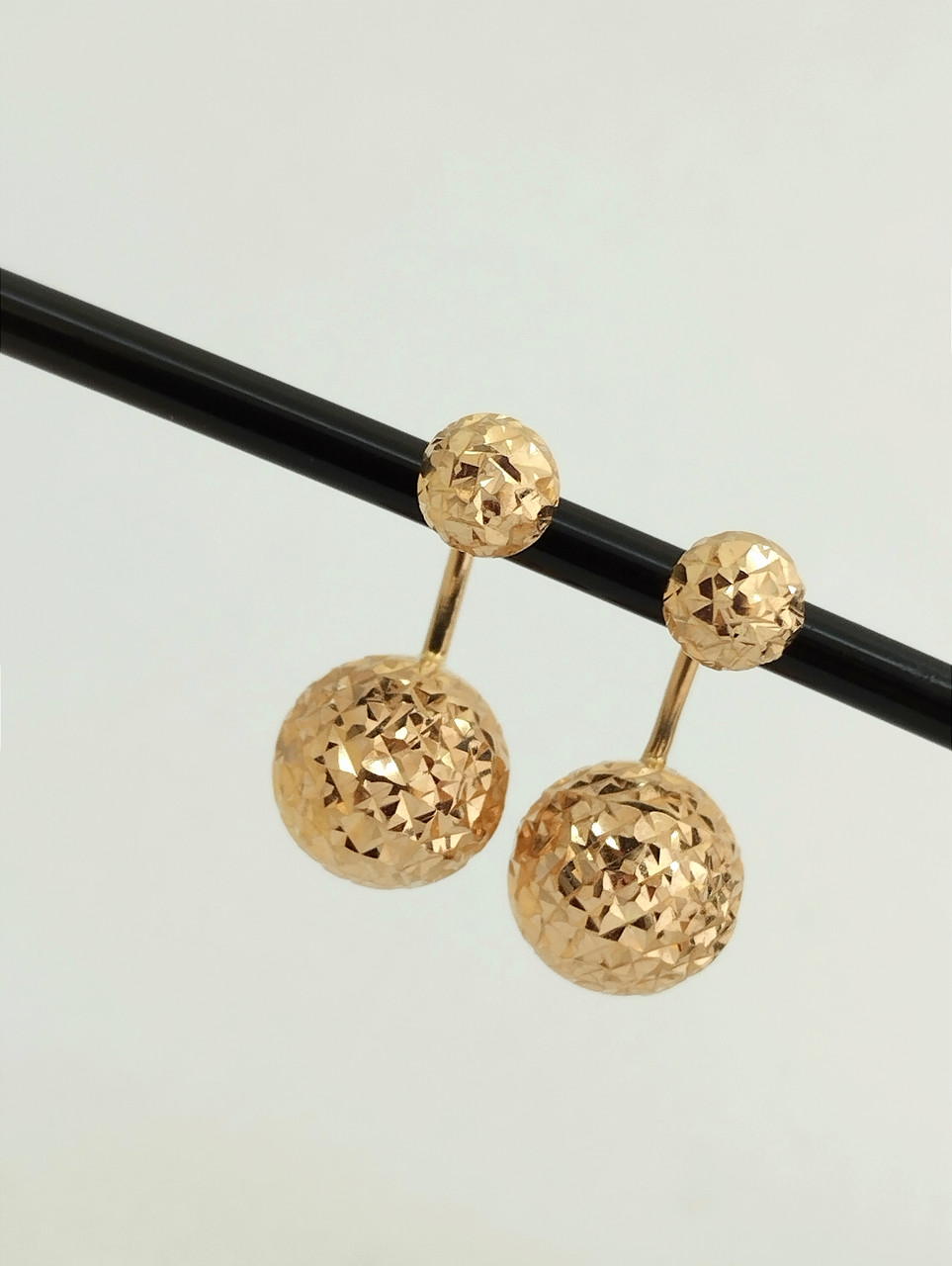 Золоті сережки матрьошки Ukr-gold - Зображення 2