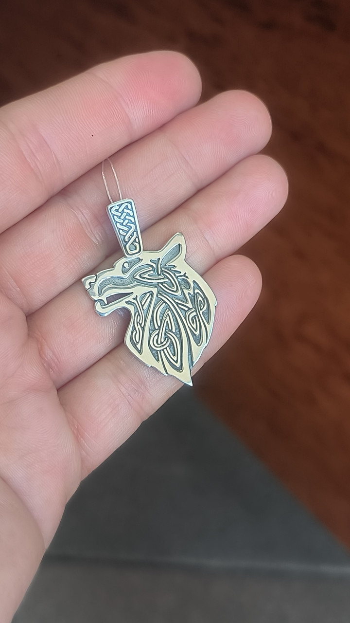 Срібний кулон амулет "Вовка" 925 проби - Зображення 7