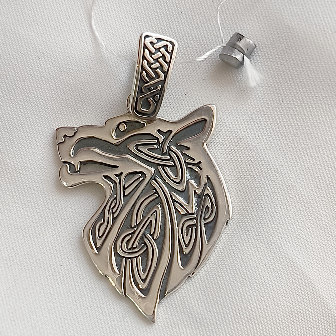 Срібний кулон амулет "Вовка" 925 проби
