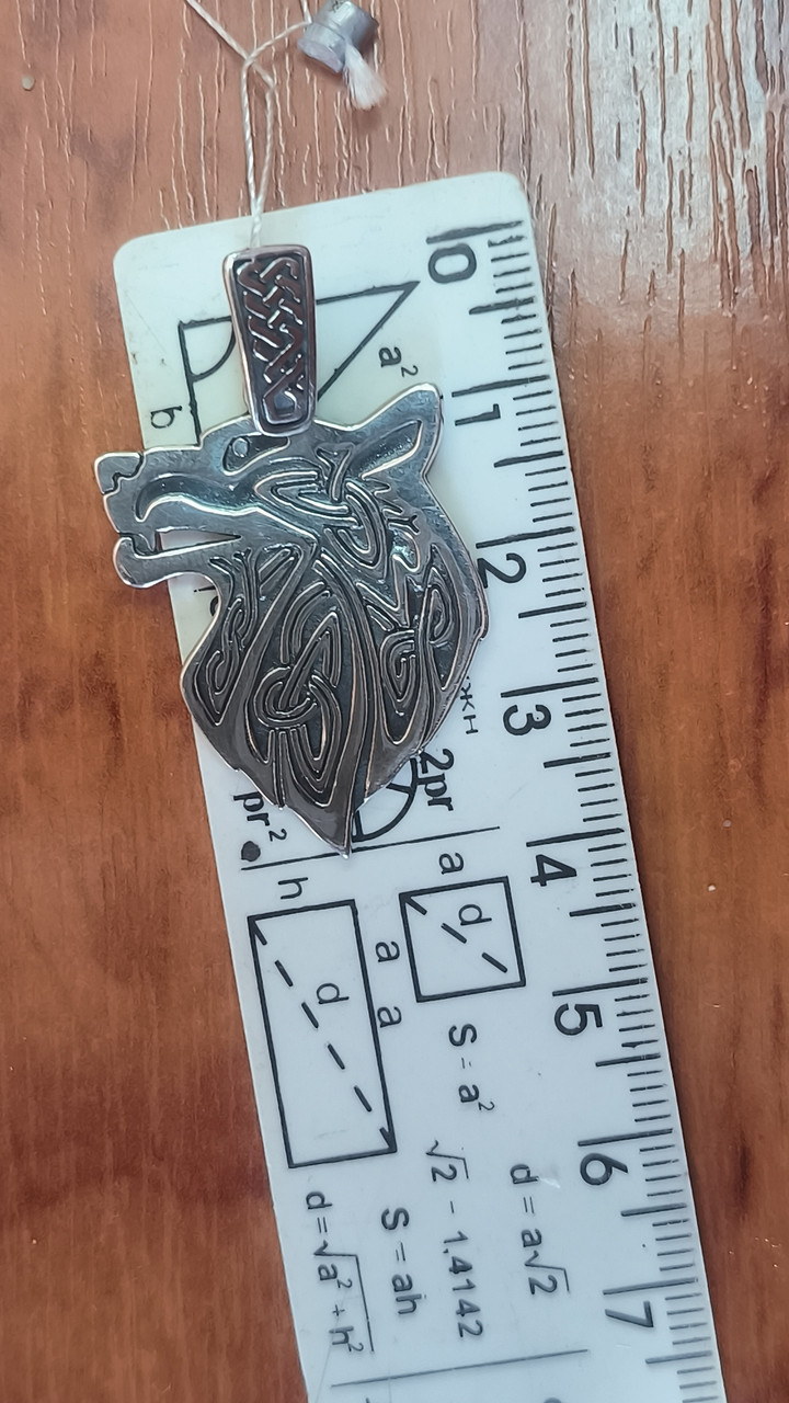 Срібний кулон амулет "Вовка" 925 проби - Зображення 6