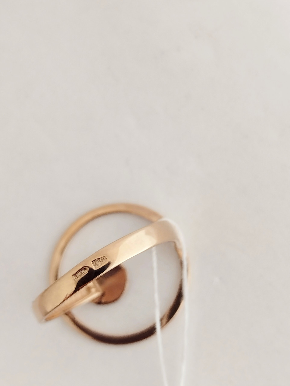 Золоте кільце без вставок Ukr-gold - Зображення 4