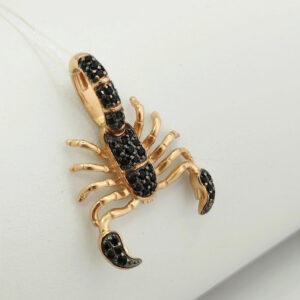 Золотий кулон скорпіон Ukr-gold