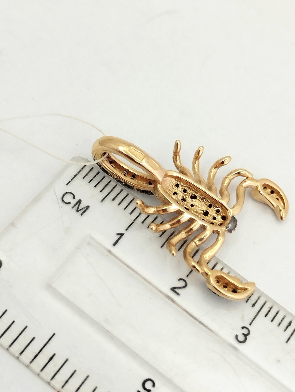 Золотий кулон скорпіон Ukr-gold - Зображення 3