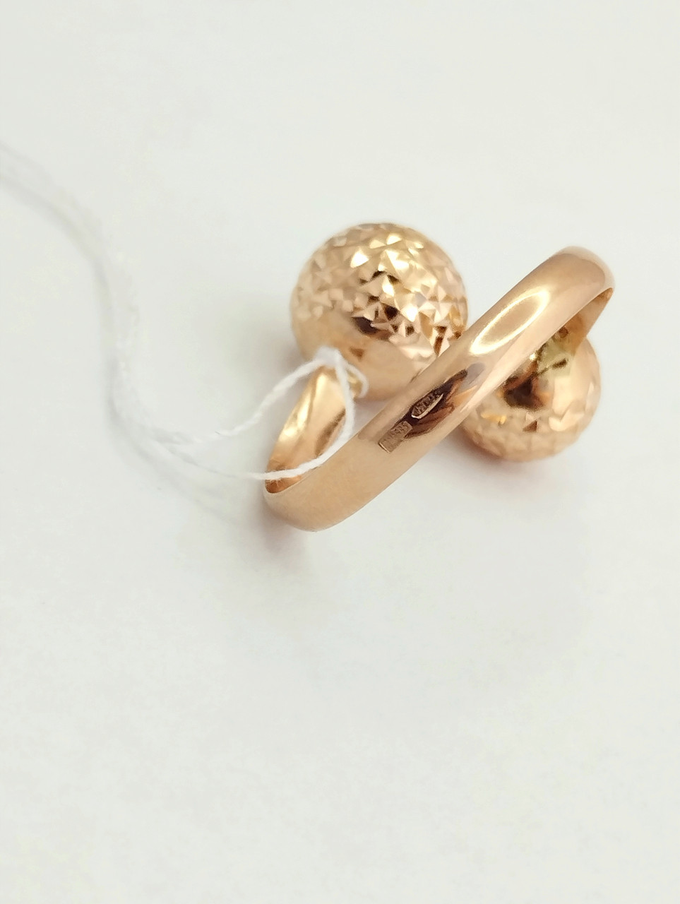 Золоте кільце поцілунок Ukr-gold - Зображення 4