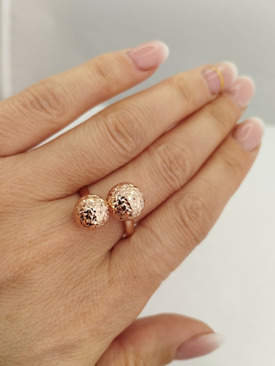 Золоте кільце поцілунок Ukr-gold - Зображення 2