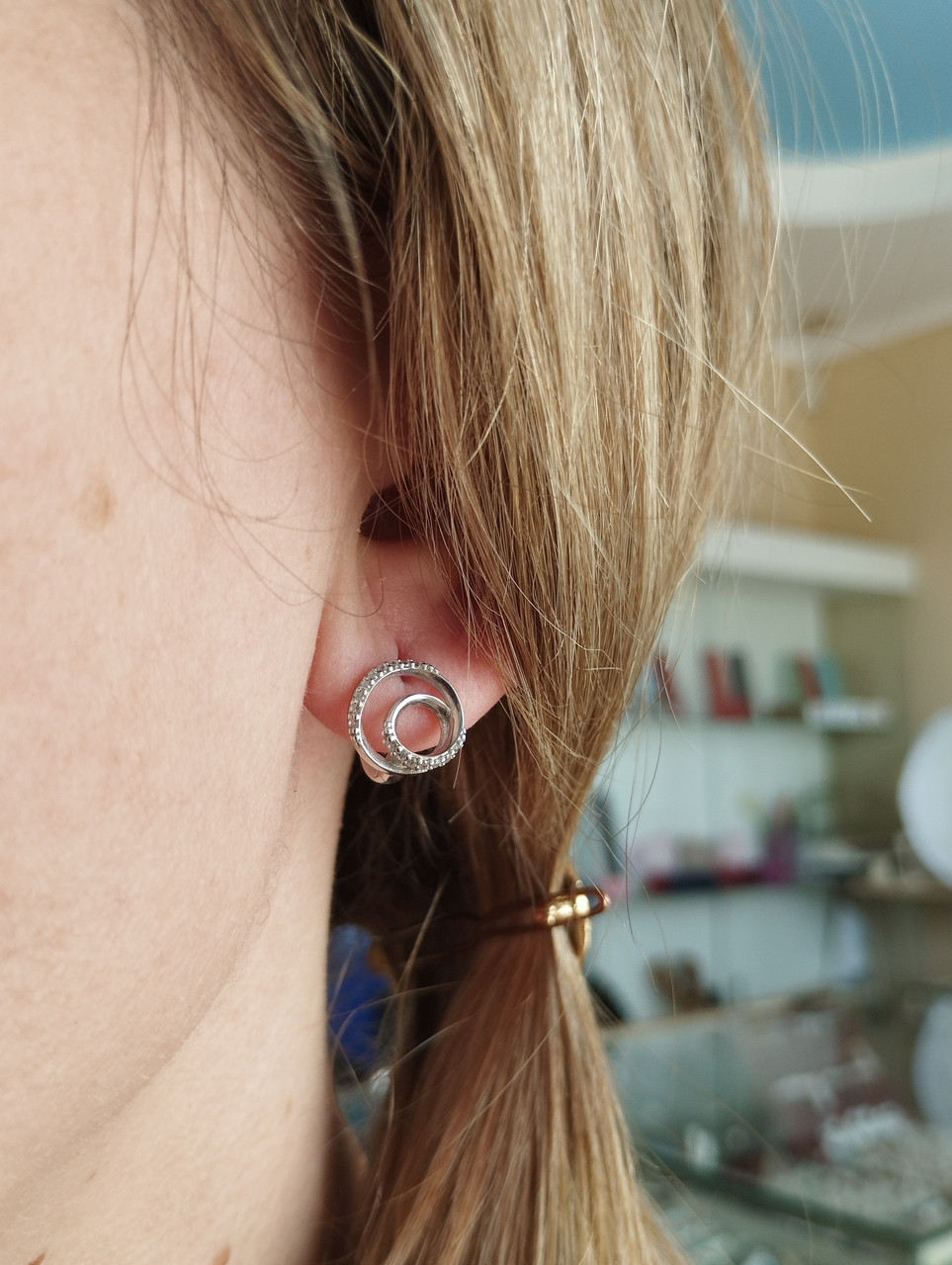 Срібні сережки Ukr-gold - Зображення 2