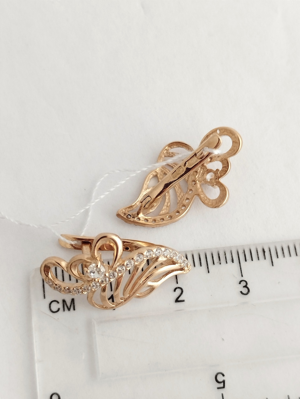 Золоті сережки Ukr-gold - Зображення 4