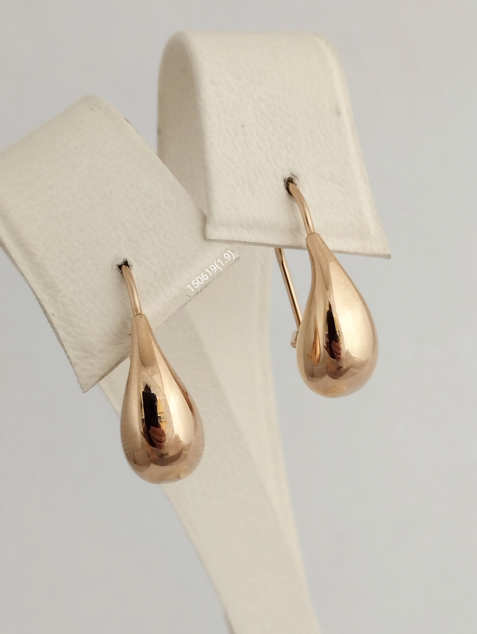 Золоті сережки краплі Ukr-gold
