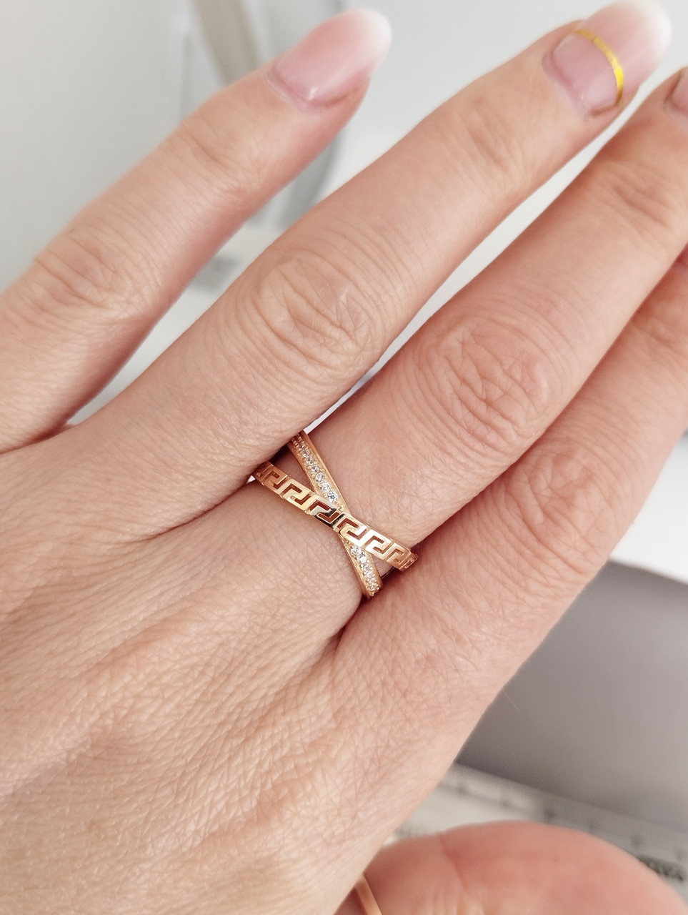 Золоте кільце 585 проби Ukr-gold - Зображення 3