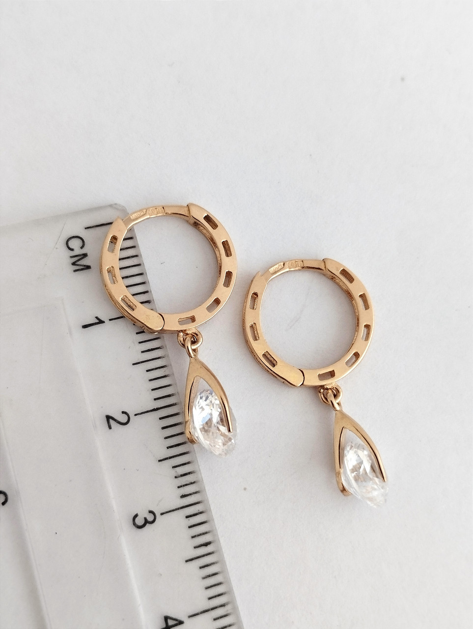 Золоті сережки Ukr-gold - Зображення 2