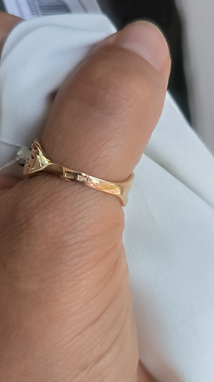 Золоте кільце 585 проби - Зображення 4