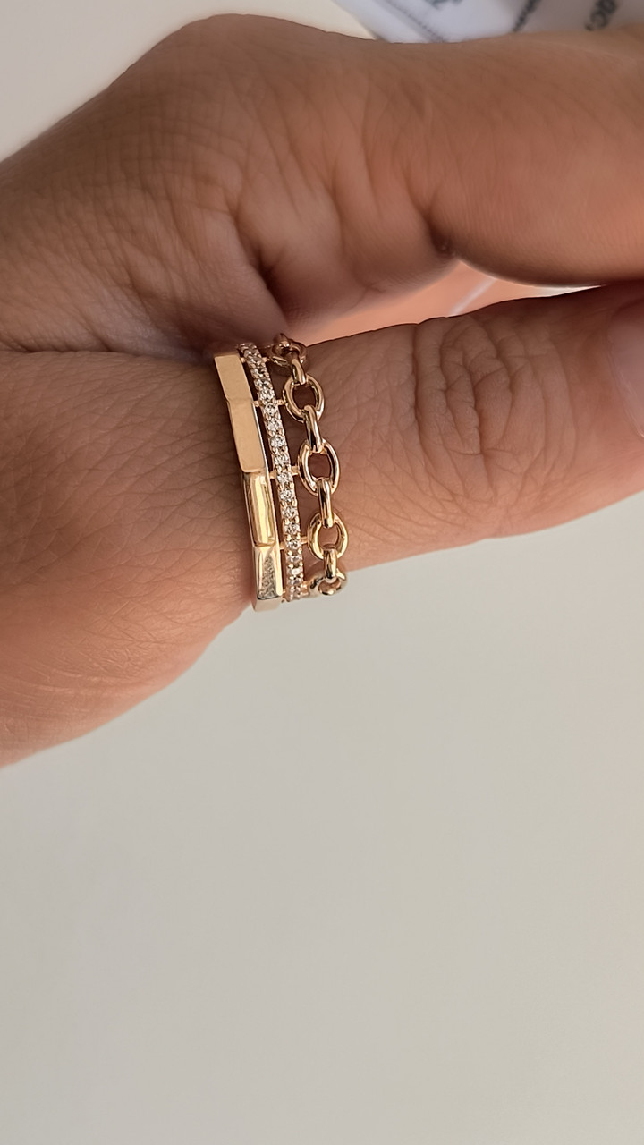 Золоте кільце 585 проби - Зображення 2