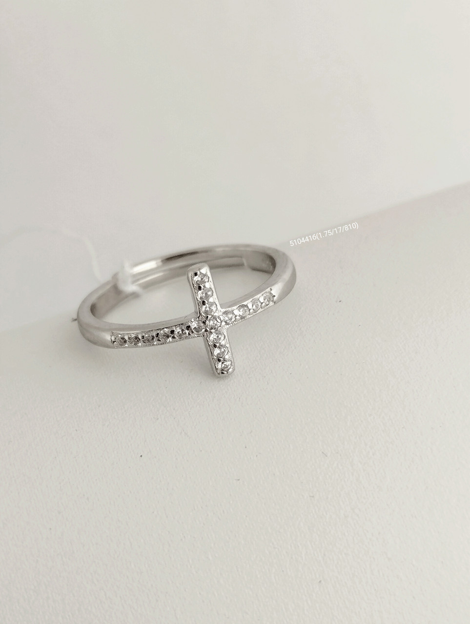 Срібне кільце з цирконієм Ukr-gold - Зображення 2