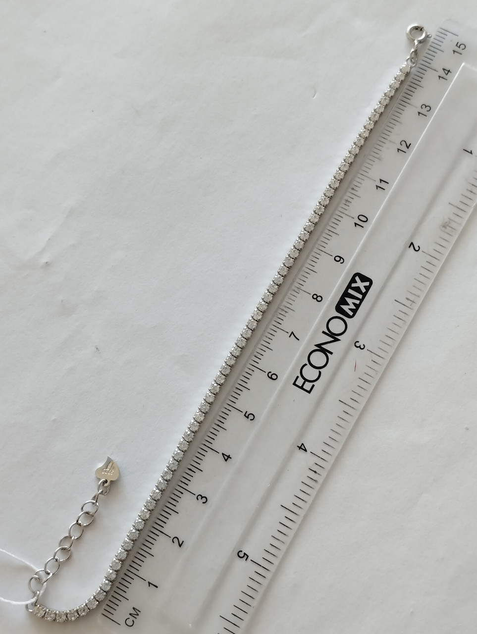 Срібний браслет з цирконієм Ukr-gold - Зображення 4