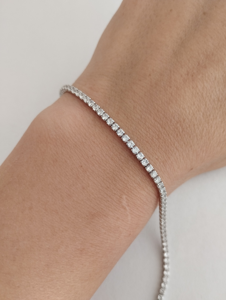 Срібний браслет з цирконієм Ukr-gold - Зображення 2